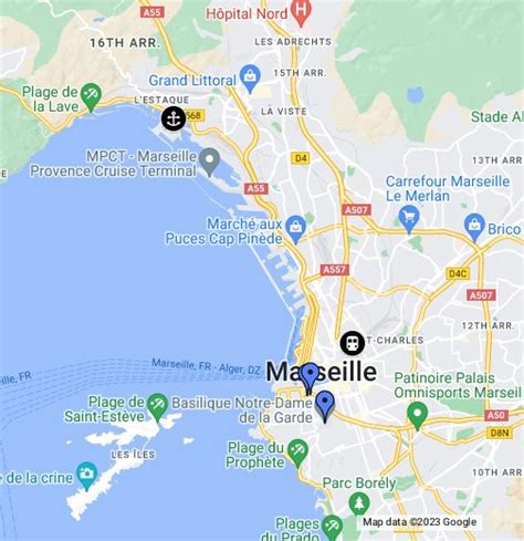 google maps marseille france